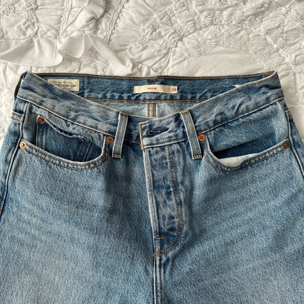 Levi's Light Blue Ankle & Cropped Jeans